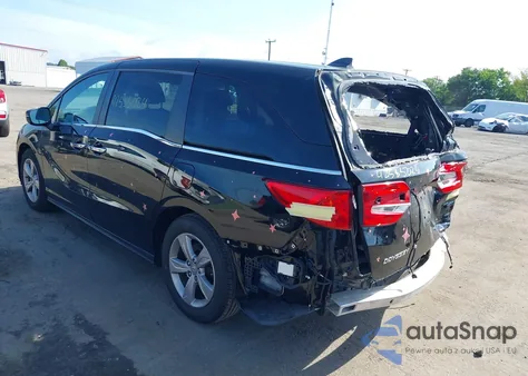 2019 Honda Odyssey Ex-L from USA, damaged, VIN 5FNRL6H76KB132803